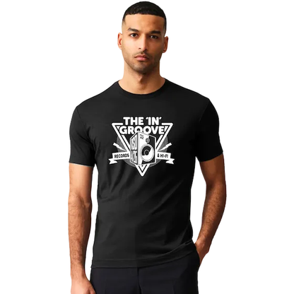 The 'In' Groove Record Store Black Record Store Day 2026 T-Shirt