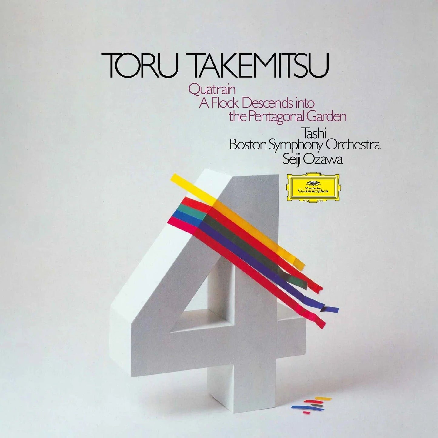 Seiji Ozawa - Takemitsu: Quatrain; A Flock Descends Into The Pentagonal Garden - Avantgarde Series LP