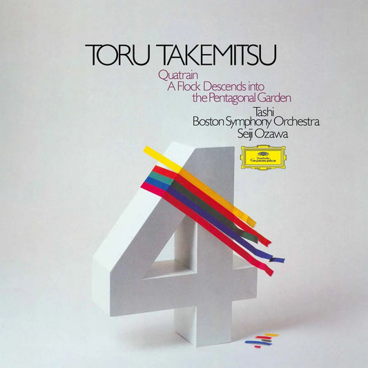 Seiji Ozawa - Takemitsu: Quatrain; A Flock Descends Into The Pentagonal Garden - Avantgarde Series LP