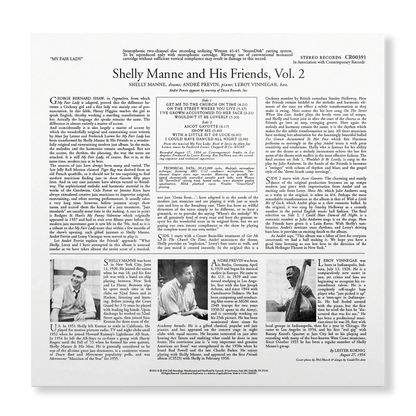 Shelly Manne & His Friends - My Fair Lady - Contemporary LP