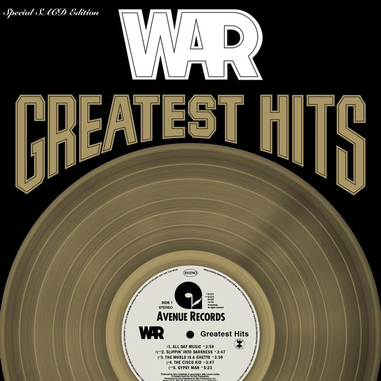 War - Greatest Hits - Analogue Productions SACD