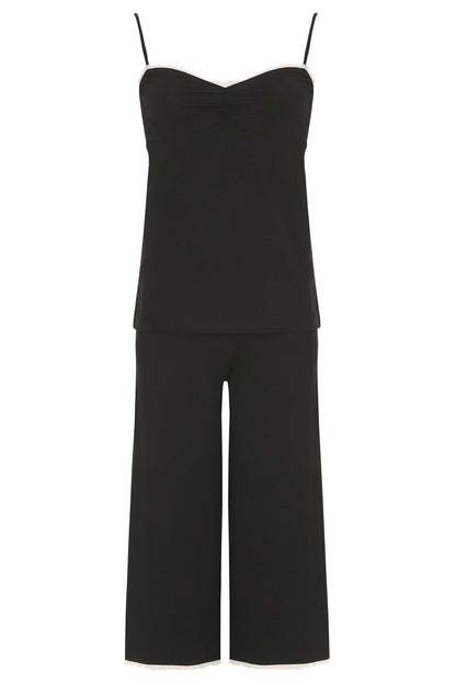 Bamboo Pant and Cami with Bamboo Lace Trim