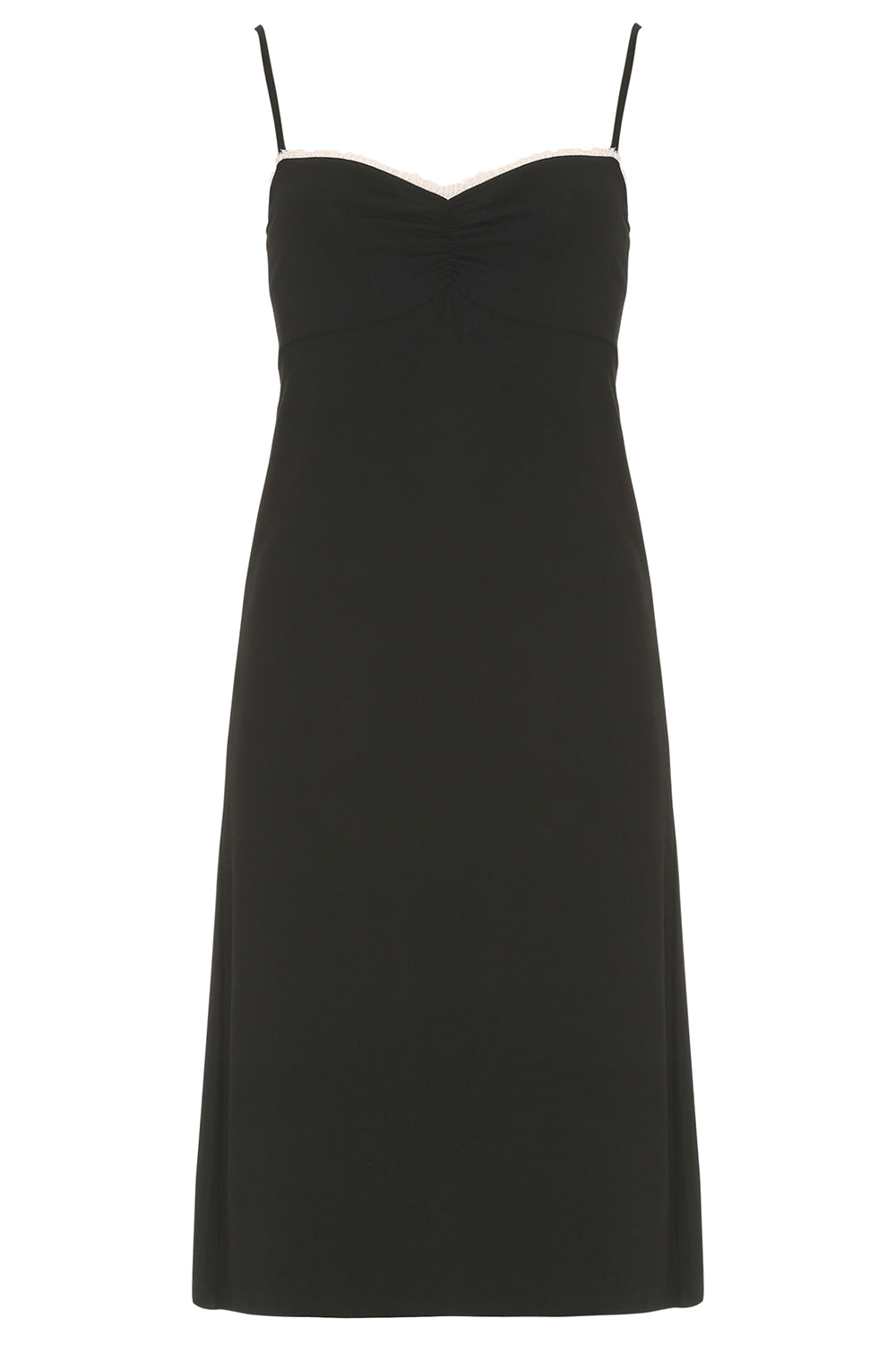 Bamboo Empire Line Slip with Lace Trim