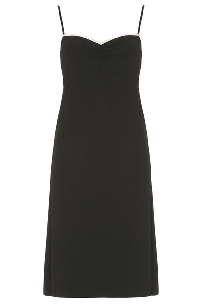 Bamboo Empire Line Slip with Lace Trim