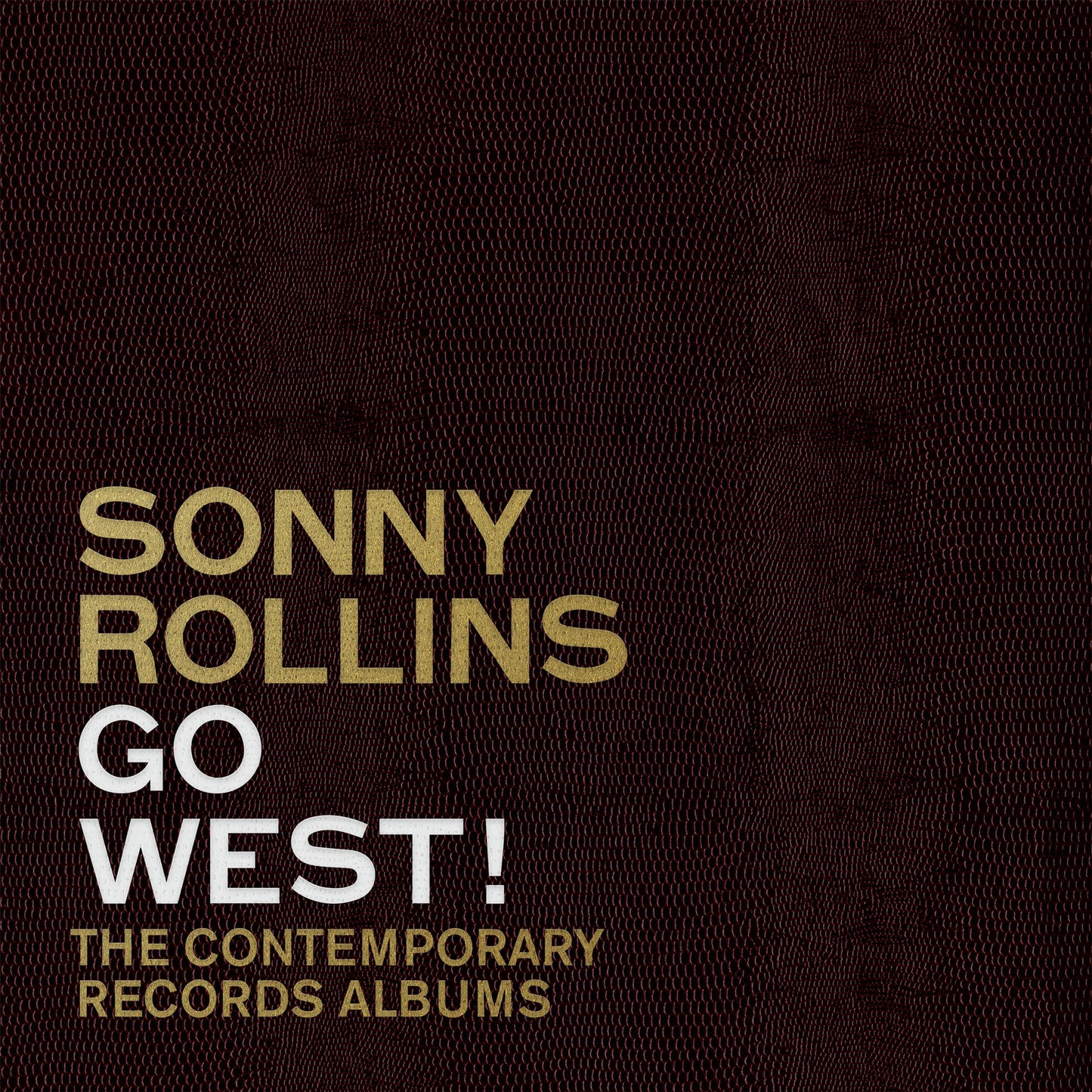 Sonny Rollins - Go West! The Contemporary Records - 3x LP Box Set
