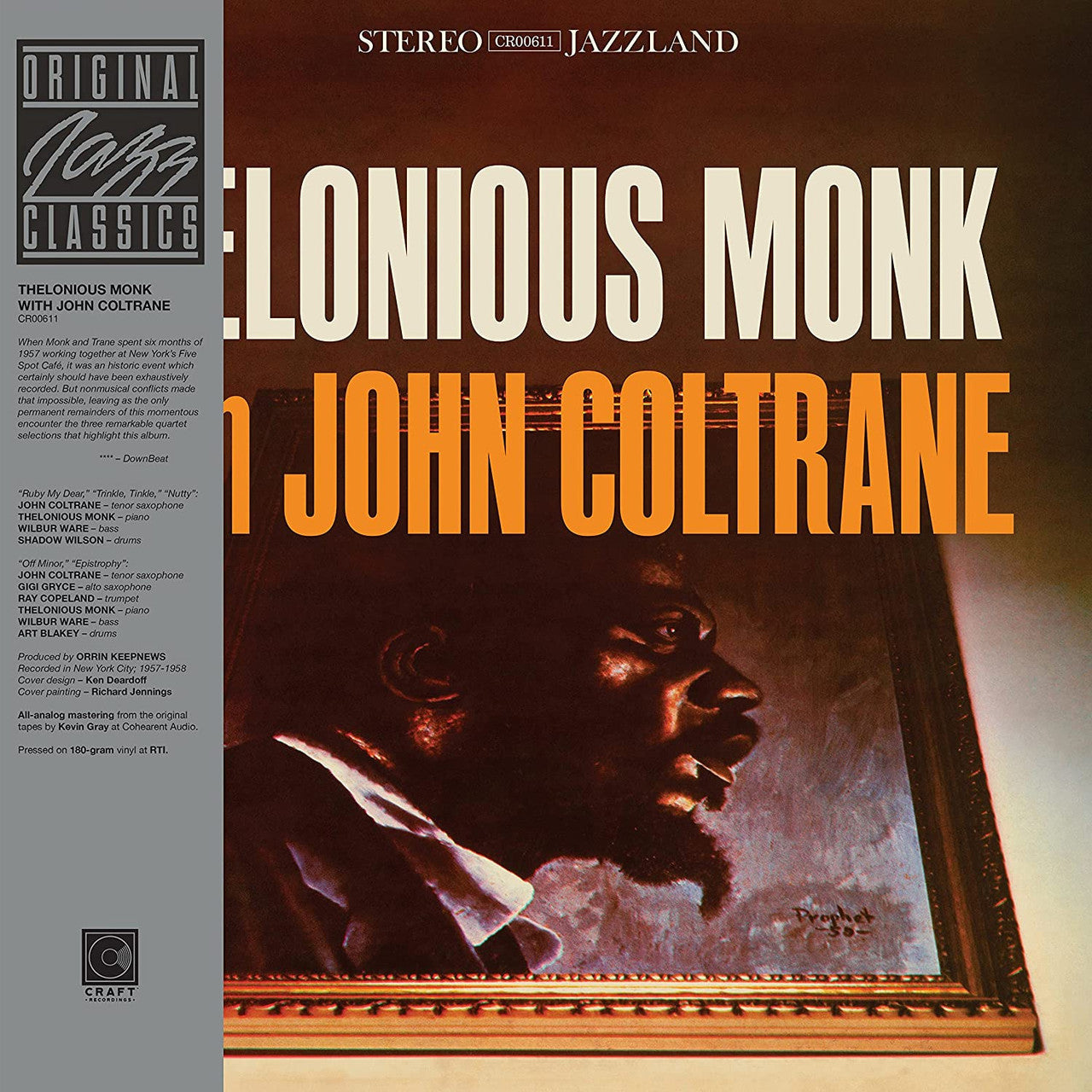 Thelonious Monk - Thelonious Monk with John Coltrane - OJC LP