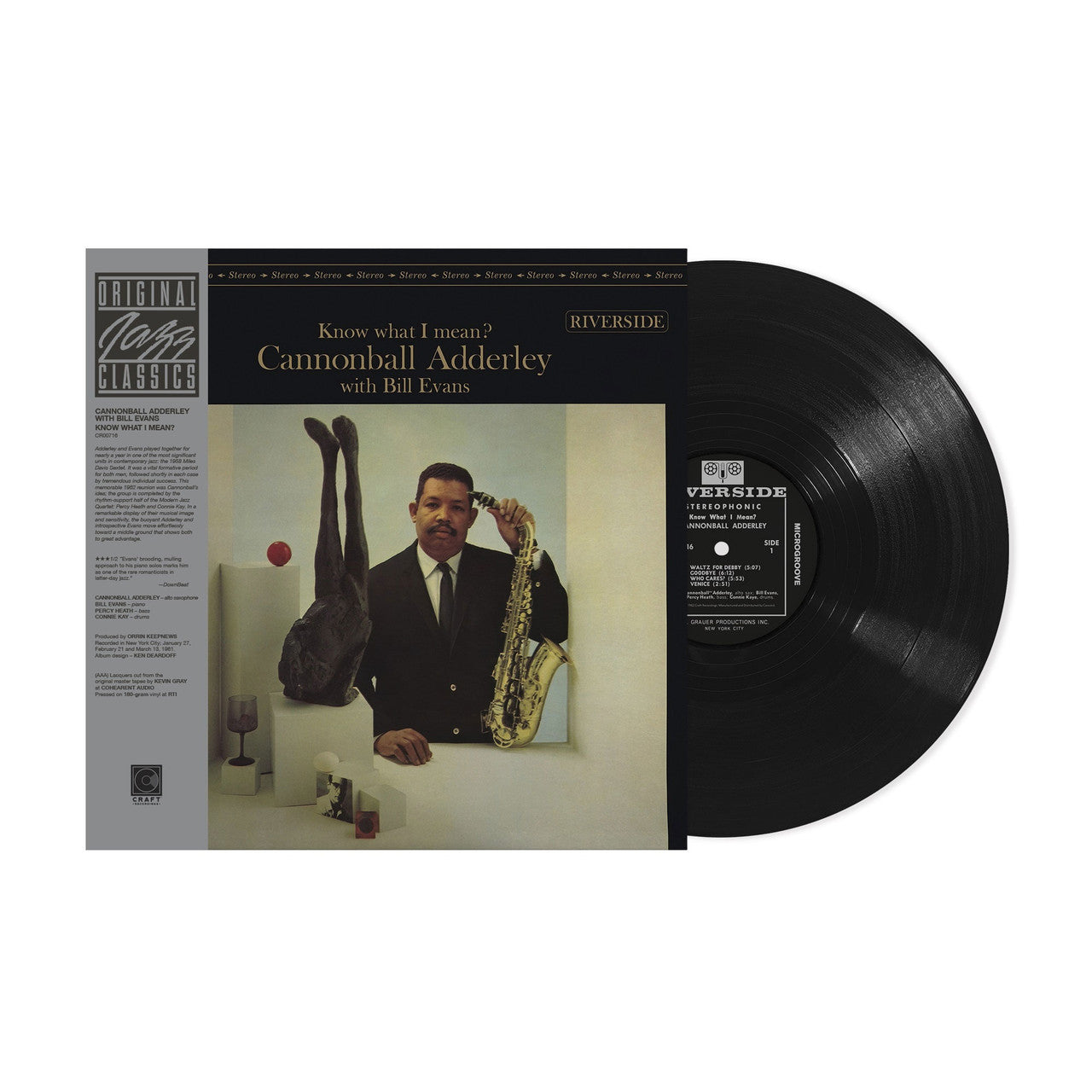 Cannonball Adderley With Bill Evans - Know What I Mean? - OJC LP