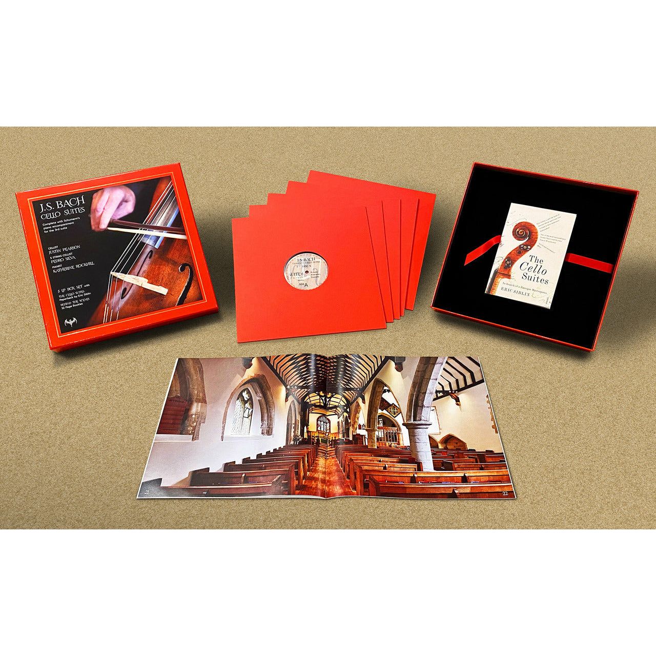 Justin Pearson, Pedro Silva & Katherine Rockhill - J.S. Bach Cello Suites - VINYL Box Set