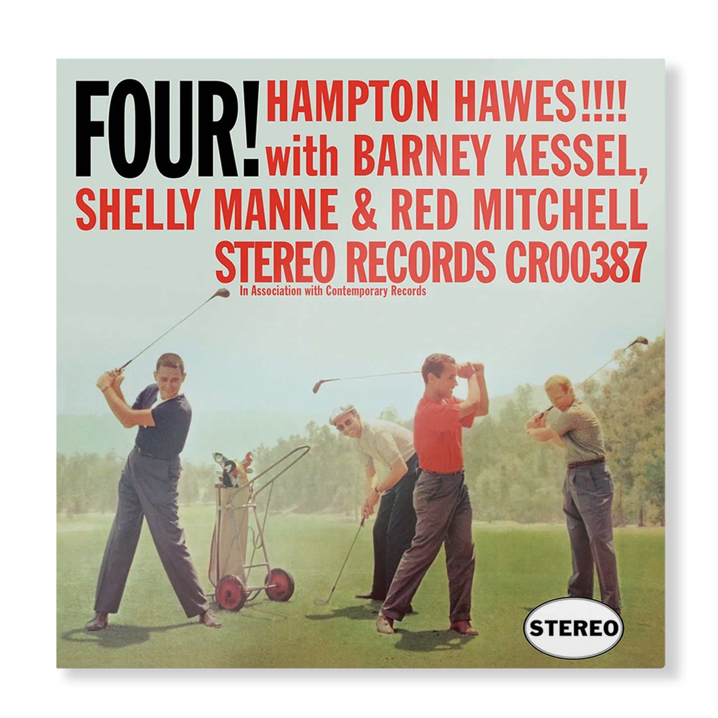 Hampton Hawes - Four! With Barney Kessel, Shelly Manne & Red Mitchell - Contemporary LP