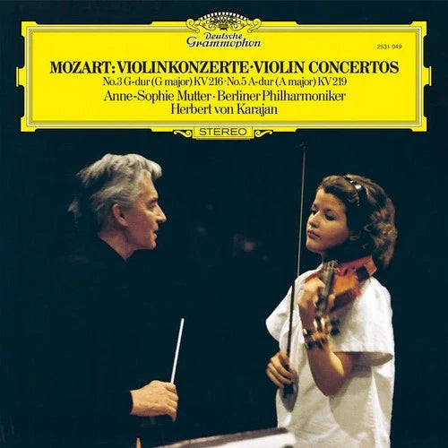 Anne-Sophie Mutter - Mozart: Violin Concertos No. 3 & No. 5 (The Original Source Series) - VINYL