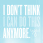 Moose Blood - I Don't Think I Can Do This Anymore - VINYL