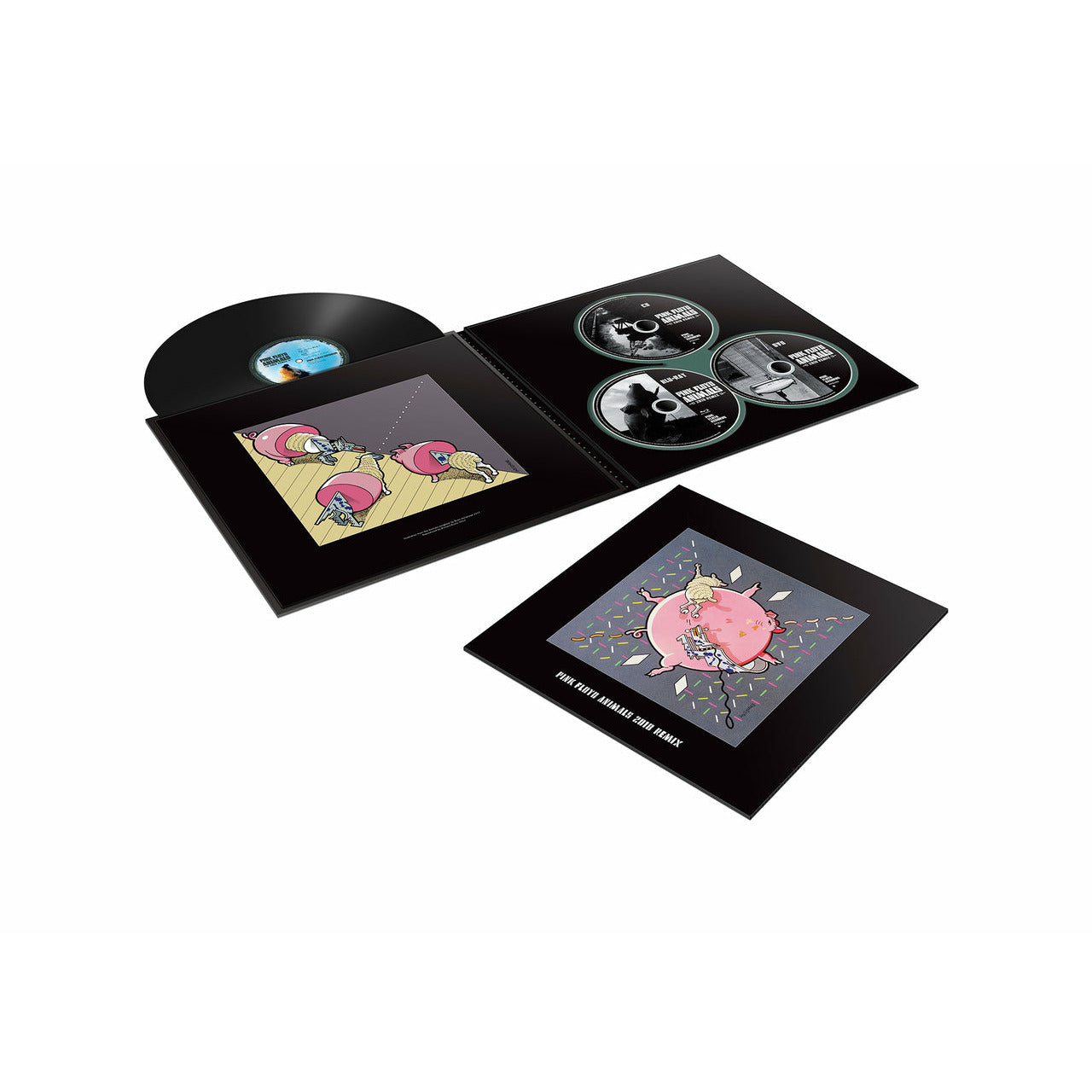 Pink Floyd - Animals (2018 Remix) LP, CD, DVD Audio Disc & Blu-Ray Box Set