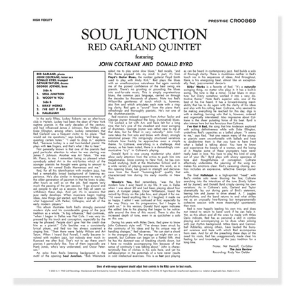Red Garland Quintet - Soul Junction - OJC LP