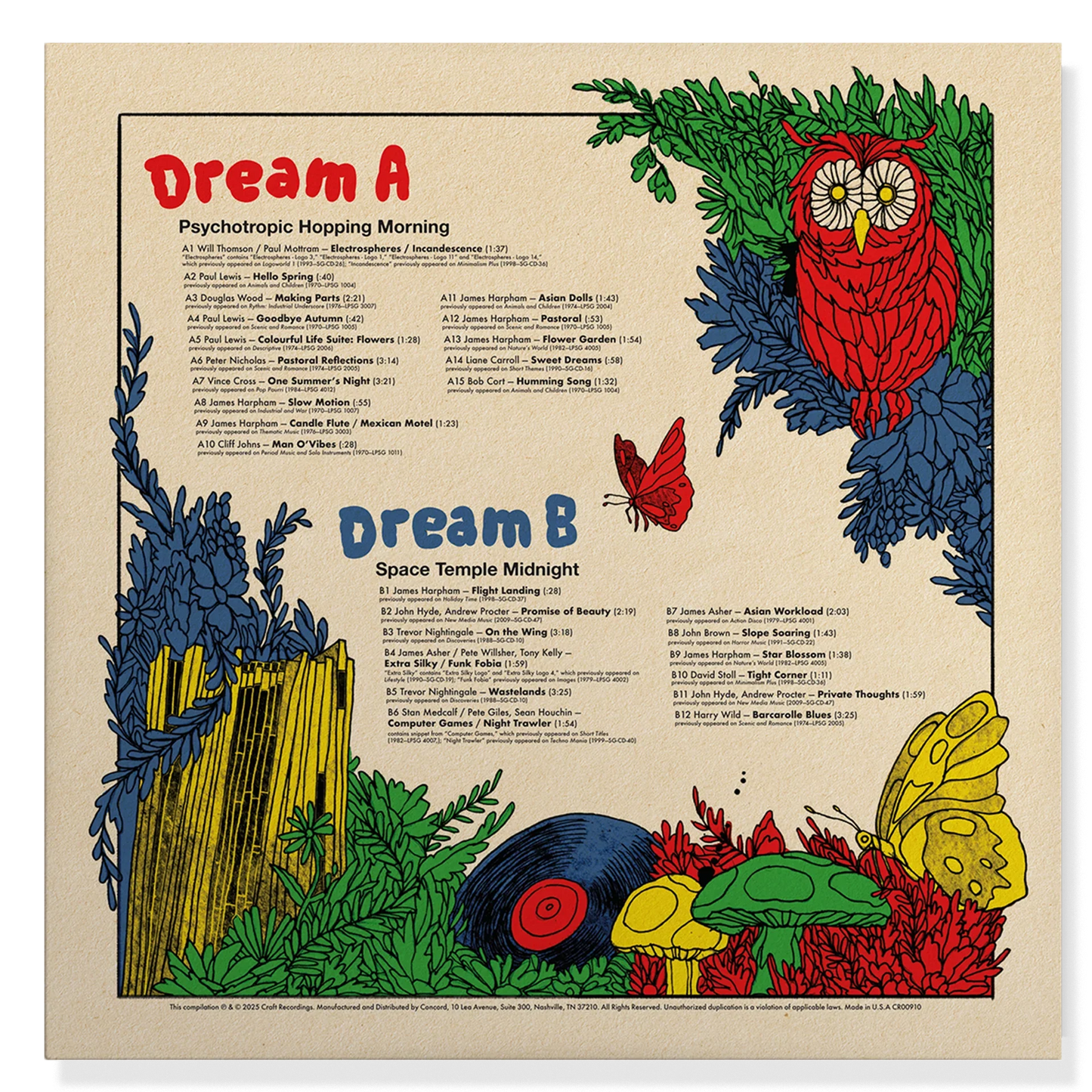 Jazz Dispensary presents Dream A Dream With Studio G: Cratedigger's Archive (1970-2009) - VINYL